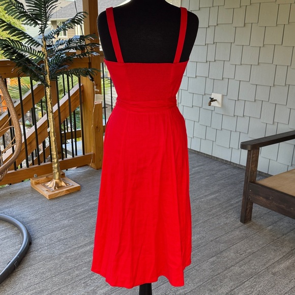 Banana Republic | Fit & Flare Linen Blend Dress - Picture 7 of 12